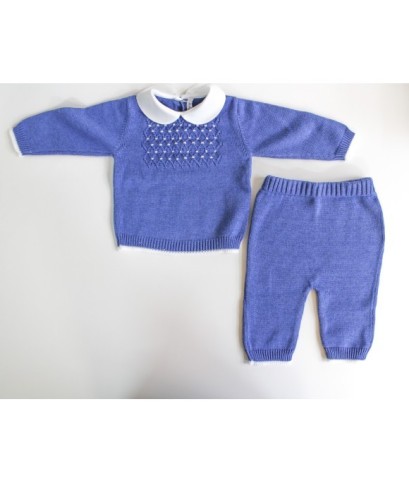 Completo 2 Pezzi Punto Smock Cotone §82