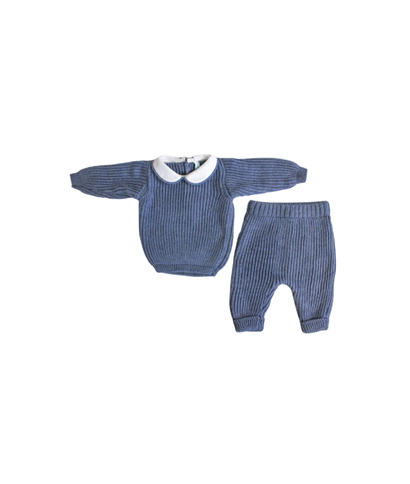 2 Pieces English Jersey Wool (Shirt + Trousers)