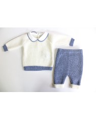 2 Pieces Rice Grain Wool (Sweater + Trousers) §88