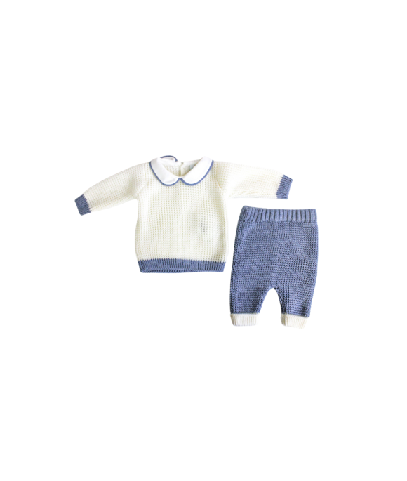 2 Pieces Rice Grain Wool (Sweater + Trousers) §88