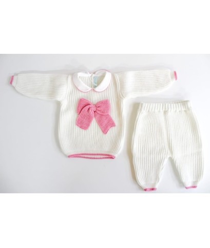 Completo 2 Pezzi Maglia Inglese Lana (Maglia + Pantaloine) §100