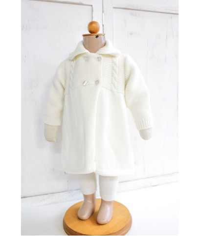 Wool Coat With Bow §124