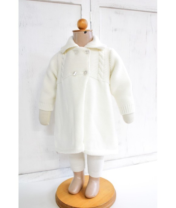 Wool Coat With Bow §124