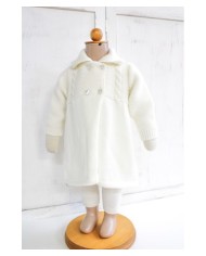 Wool Coat With Bow §124