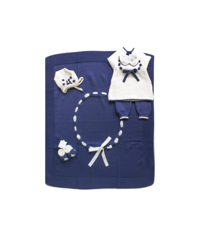 Set Fettuccia Collana Lana Per Neonato - Coprifasce §126