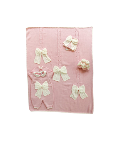 Braided Bow Onesie Set