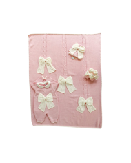 Braided Bow Onesie Set