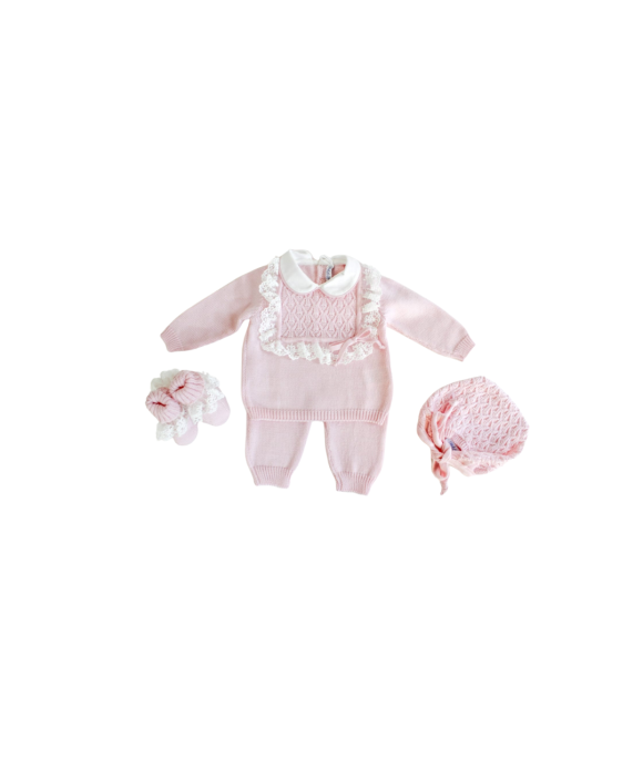Lace Bavetta Wool Series - Headband Cover With Shoes & Cap §164