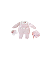 Lace Bavetta Wool Series - Headband Cover With Shoes & Cap §164
