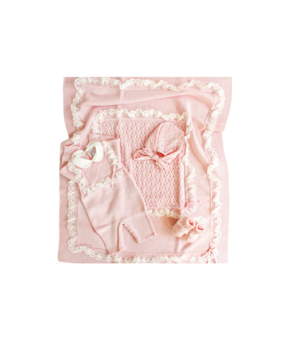 Bavetta Lace Series Set – Pink (Playsuit) §165