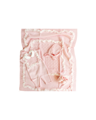 Pigtail Set With Braided Bow - Headband Cover (Shirt + Trousers) §163
