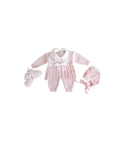 Serie Pizzo Con Fiocchetto (Maglia + Pantalone) §167