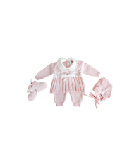 Set Pizzo Con Fiocchetto Lana – Coprifasce §610