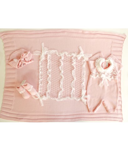 Set Series Lace With Wool Bow – Onesie §170