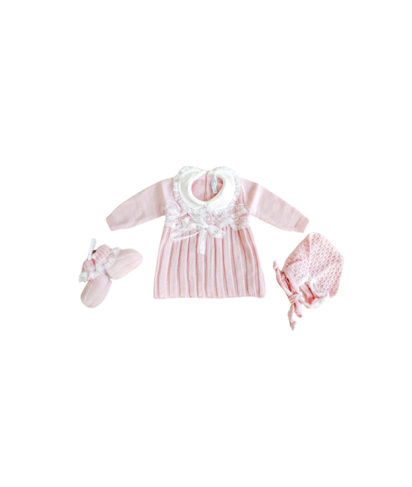 Serie Pizzo Con Fiocchetto Lana – Vestina §171