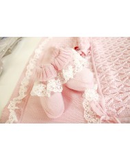 Serie Pizzo Con Fiocchetto Lana – Vestina §171