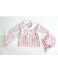 Serie Pizzo Con Fiocchetto Lana – Vestina §171