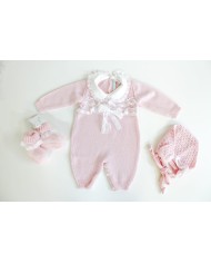Lace Series With Wool Bow – Onesie §172