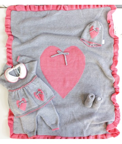Hearts With Bow Set - Band Cover (Shirt + Trousers) §195