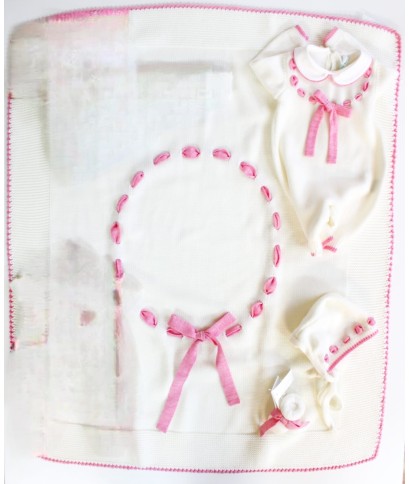 Wool Balloon Ribbon Set for Newborns - Onesie §200