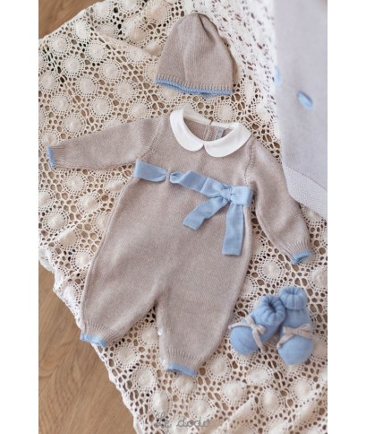 Wool Ribbon Set for Newborns - Onesie §206