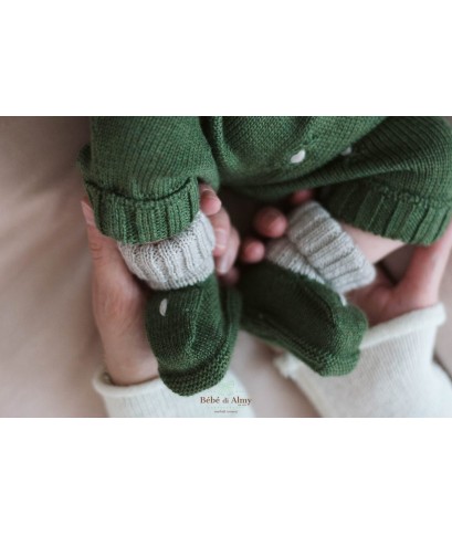 Baby Wool Peanut Embroidery Set - Onesie §207