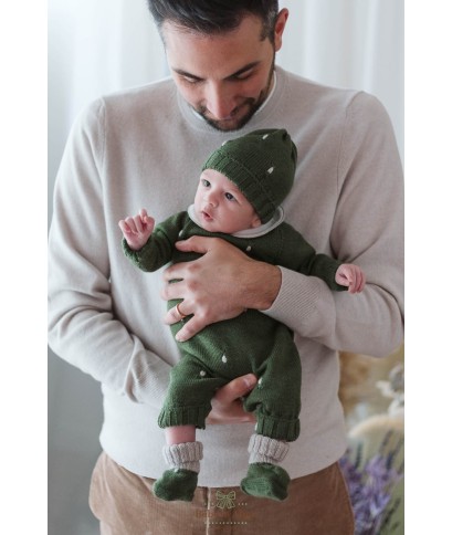 Baby Wool Peanut Embroidery Set - Onesie §207