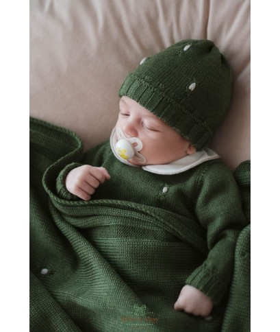 Baby Wool Peanut Embroidery Set - Baby's Layette §208