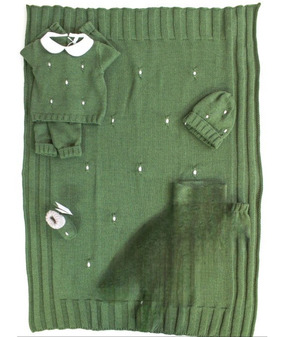 Set Ricamo Nocciolina - Coprifasce (Maglia + Pantalone) §208