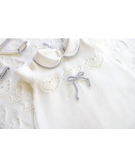 Set Cuoricini Traforati Lana - Tutina §213