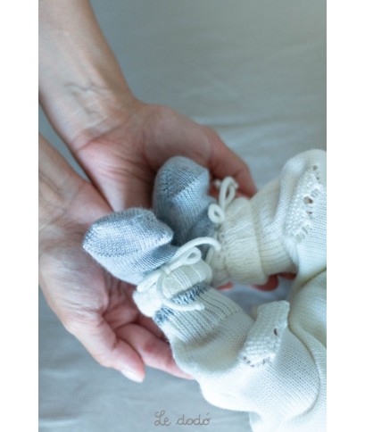 Perforated Hearts Set Wool - Onesie §213