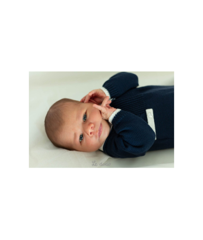 Set Bretelline Lana Per Neonato - Tutina §218