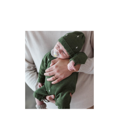 Baby Wool Peanut Embroidery Set - Onesie §207