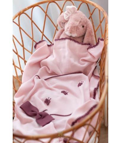 Set Farfalline Ricamate Lana - Coprifasce (Maglietta + Pantalone) §220