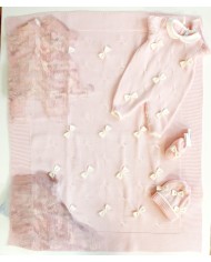 "Butterfly" Bow Tie Set Wool - Onesie §222