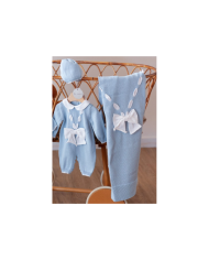 Striped Cotton Set - Romper