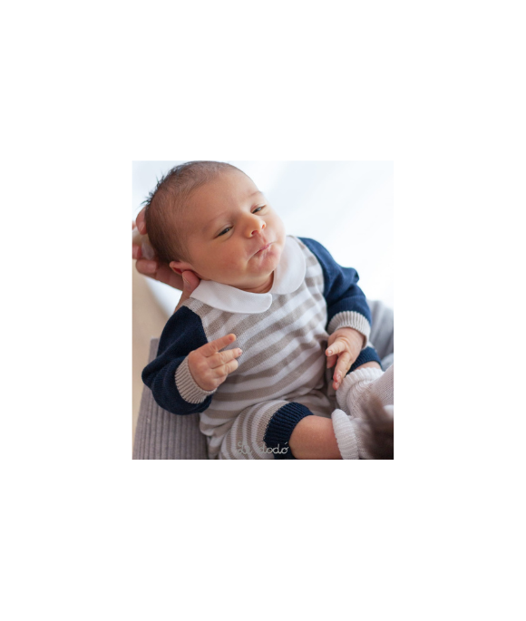 Set Righe Cotone - Tutina  §245-1