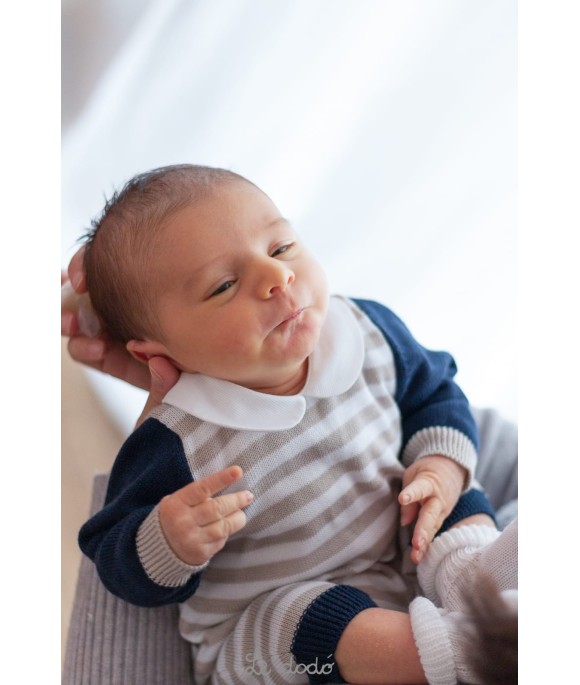 Striped Cotton Set - Onesie §245