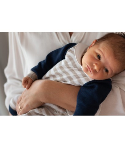 Striped Cotton Set - Onesie §245