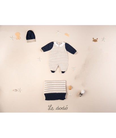 Striped Cotton Set - Onesie §245