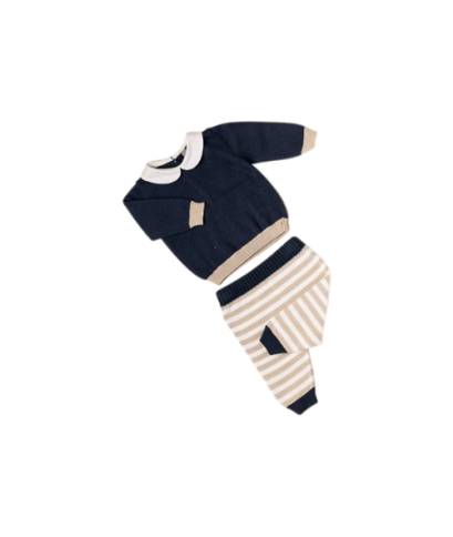 Cotton Stripe Set - Long Bandeau Cover (Shirt + Trousers) §246