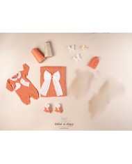 Cotton Ribbed Bow Set - Onesie §248