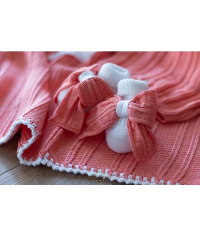 Cotton Ribbed Bow Set - Romper §249