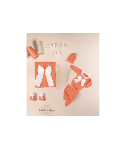 Set Fiocco Costone Cotone - Coprifasce (Maglia + Pantalone) §250