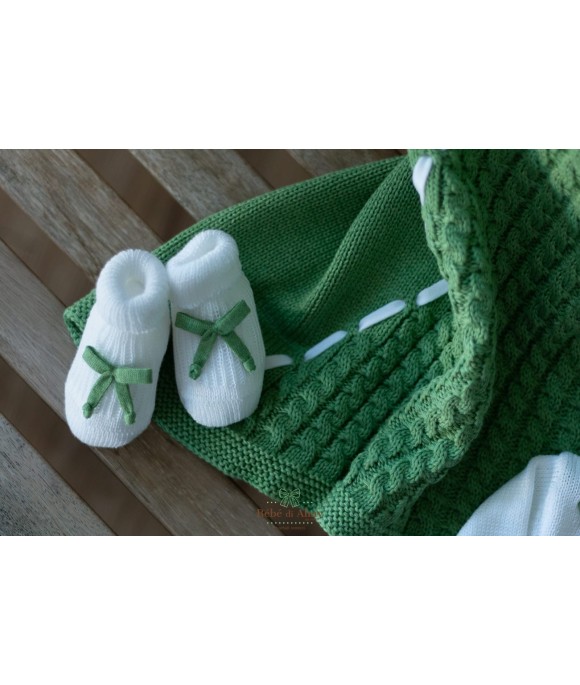 Set Fettuccia Con Fiocco Cotone - Coprifasce (Maglia + Pantalone) §254