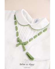 Set Fettuccia Con Fiocco Cotone - Coprifasce (Maglia + Pantalone) §254