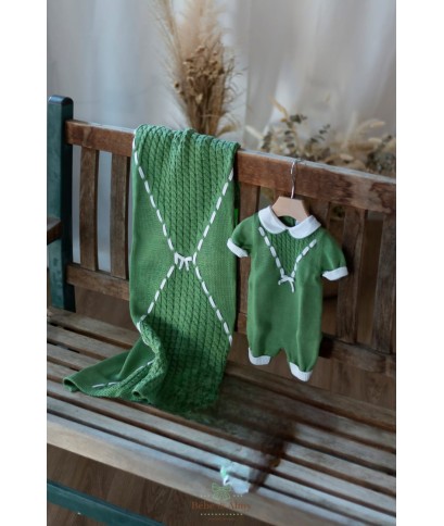 Cotton Ribbon Set With Bow - Romper §255