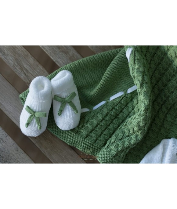 Set Fettuccia Con Fiocco Cotone - Pagliaccetto §255