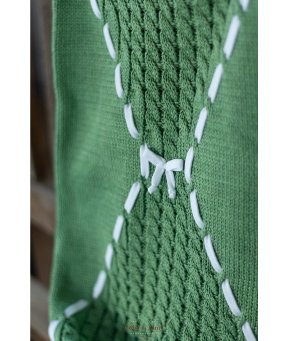 Set Fettuccia Con Fiocco Cotone - Tutina §256-1