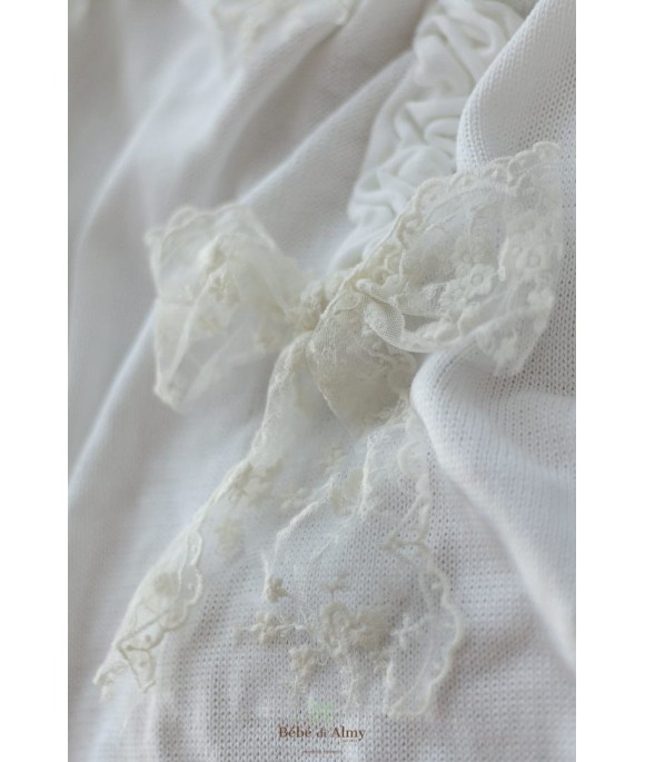 Set Cerimonia Rouches Cotone - Coprifasce (Maglia + Pantalone) §261